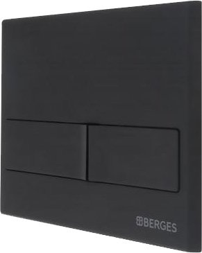 Кнопка смыва Berges Wasserhaus Novum L5 чёрный, матовый 040015 - 1