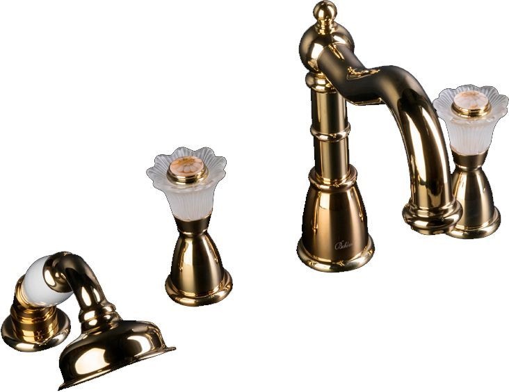 Смеситель Boheme Royal Cristal 395 на борт ванны 395-Royal/CRST - 0