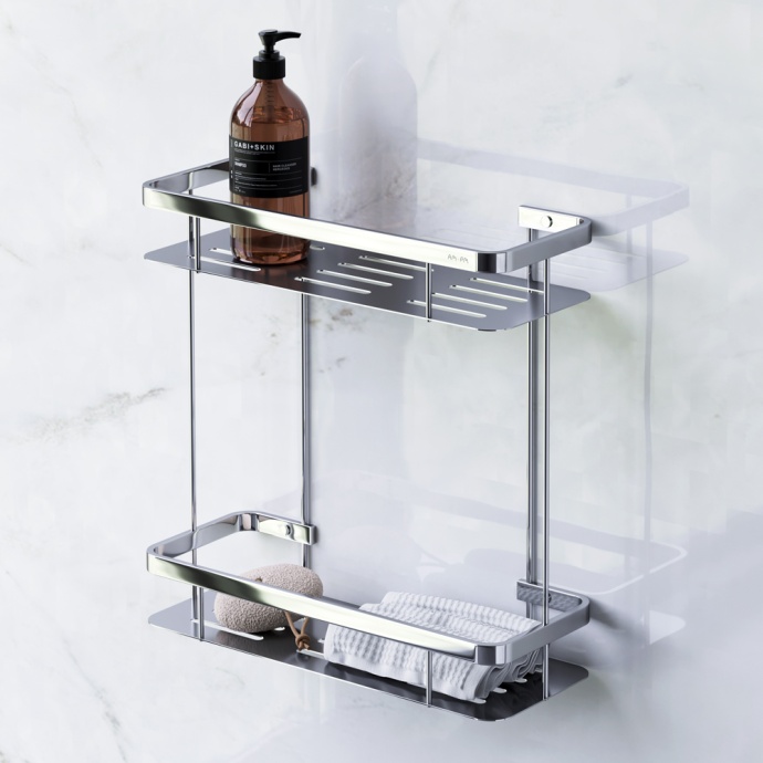 Полка AM.PM Sense L A7453200 2-ярусная, хром - 0