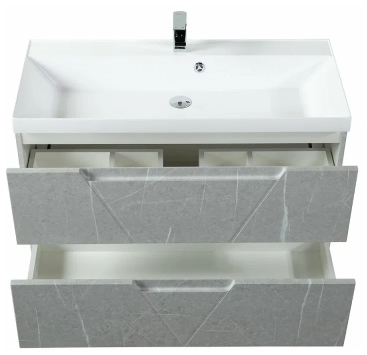 Комплект мебели BelBagno Vittoria 100 серый - 3