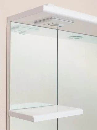 Зеркало Onika Эльбрус 90.02 R с подсветкой белый  209004 - 3