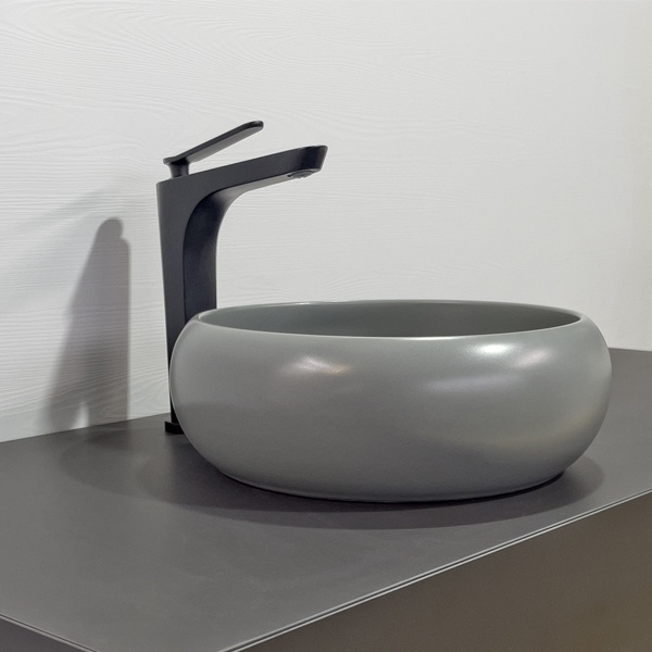 COMFORTY. Раковина COMFORTY 113MH светло серая матовая 00-00012226 - 6