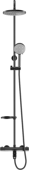 Душевая стойка Swedbe Hermes черный матовый  5116B - 2