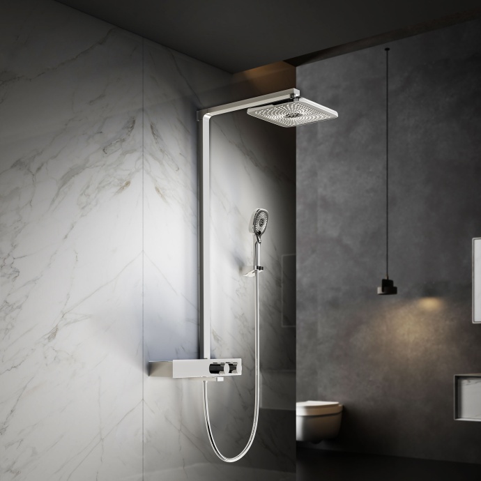 Душевая стойка Vincea Inspire термостатическая хром VSFS-3I13TCH - 5