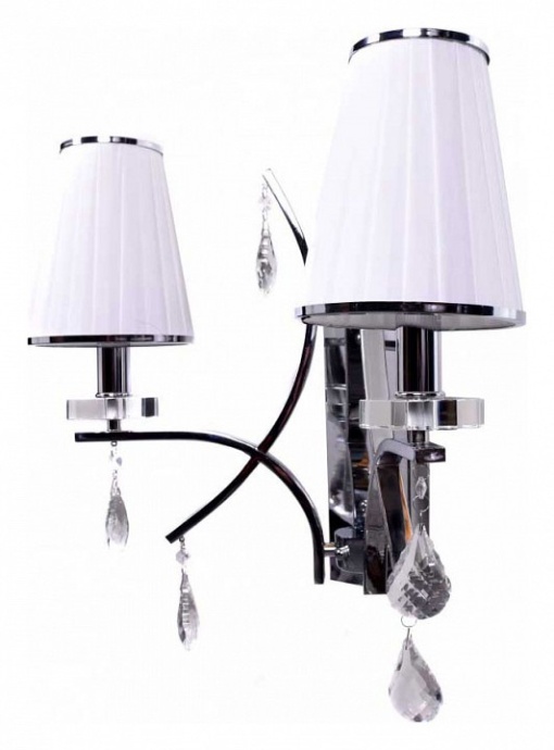 Бра LUMINA DECO Glamour LDW 66247-2 WT+CHR - 2