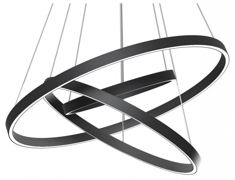 Подвесной светильник Maytoni Halo MOD058PL-L100BK - 0