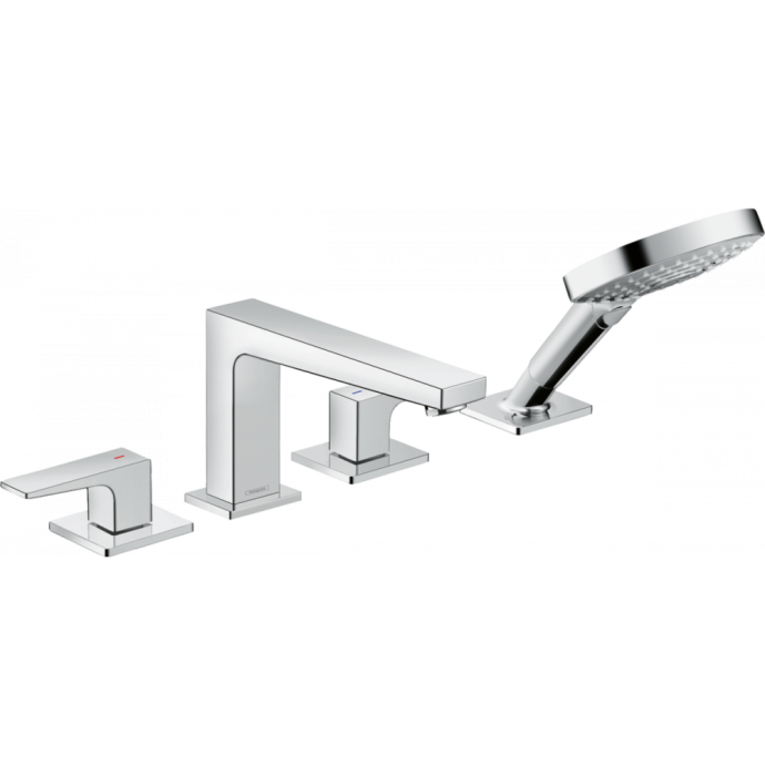 Смеситель Hansgrohe Metropol на край ванны, на 4 отверстия, хром 32552000 - 0