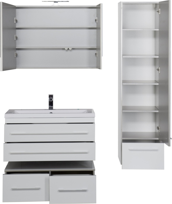 Тумба для комплекта Aquanet Верона 90 подвесная белая 172335 - 31