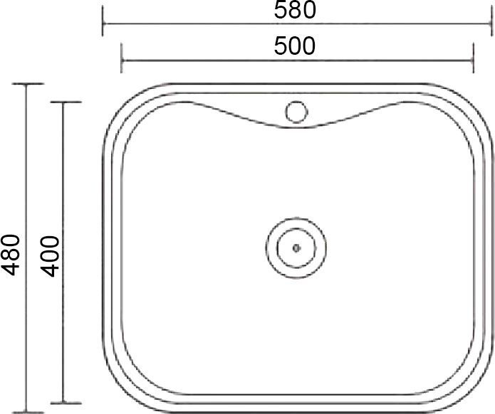 Мойка кухонная Seaman Eco Wien SWT-5848 SWT-5848.A - 1
