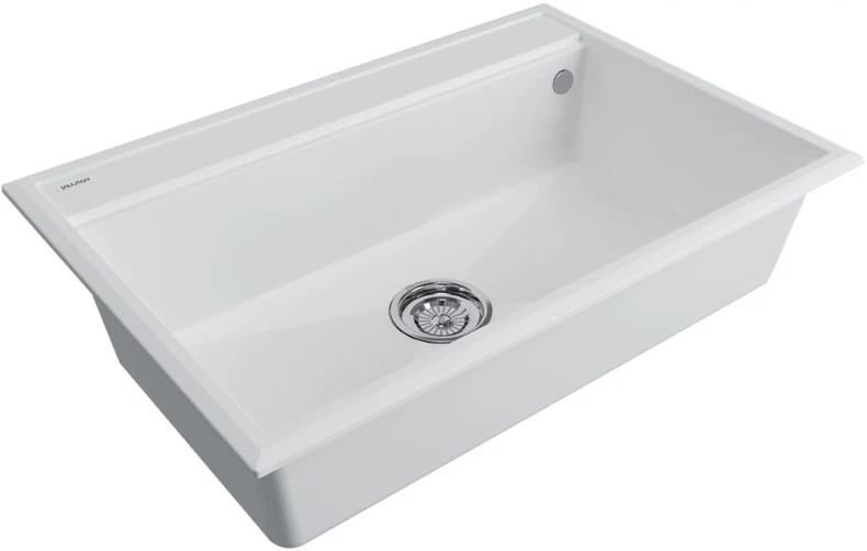 Мойка кухонная Paulmark Stepia 75 белый матовый PM117551-WH - 1