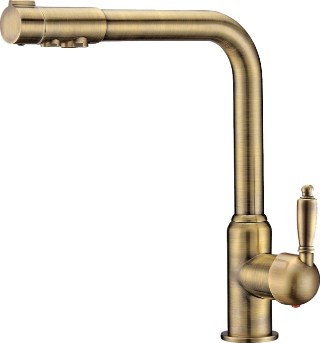 Смеситель Zorg Sanitary ZR 320 YF-33 BR для кухонной мойки - 0