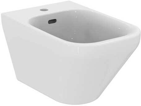 K523601 TONIC II Подвесное биде, с крепежом TT0299327 (для полностью скрытого монтажа), с керамической накладкой слива - 0