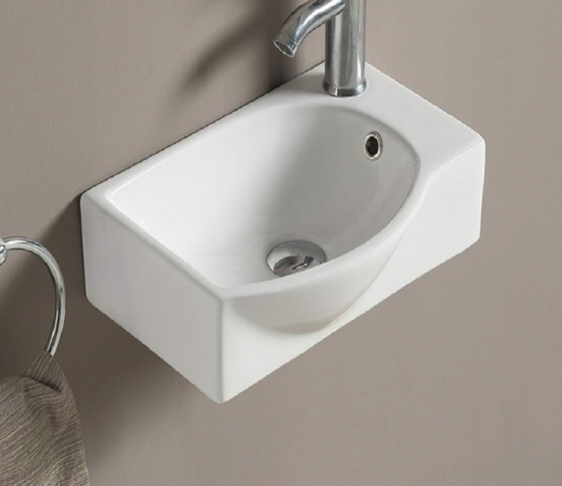 Раковина подвесная Ceramalux N белый  78404L - 0