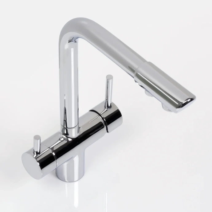 Смеситель для кухни Wasserkraft хром A8317 - 3