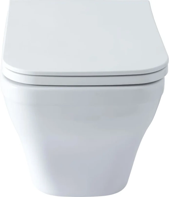 Унитаз подвесной Allen Brau Infinity безободковый с сиденьем микролифт белый - 1