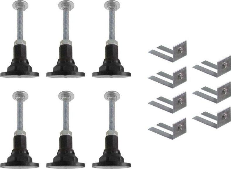 Поддон для душа Good Door Пента 100x100 с ножками и экраном ЛП00009 - 1