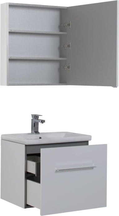 Мебель для ванной Aquanet Порто 60 белая - 2