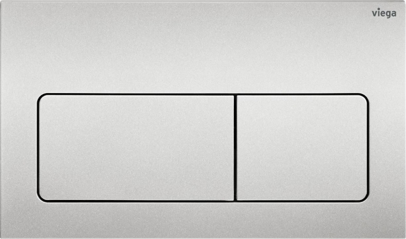 773724 Prevista Панель смыва для унитазов Visign for Life 5,  пластик, матовый хром, модель 8601.1 - 1