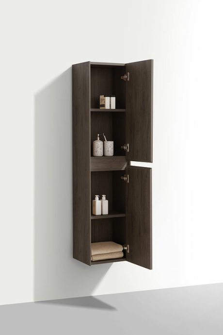 Шкаф-пенал Vincea Chiara 150х35 теманое дерево VSC-2CL150RO - 1