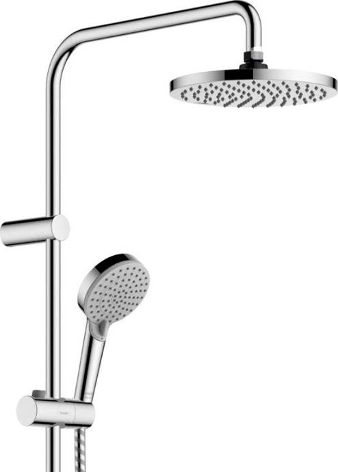 Душевая стойка Hansgrohe Vernis Blend 26276000 Showerpipe 200 1jet с термостатом, хром - 8