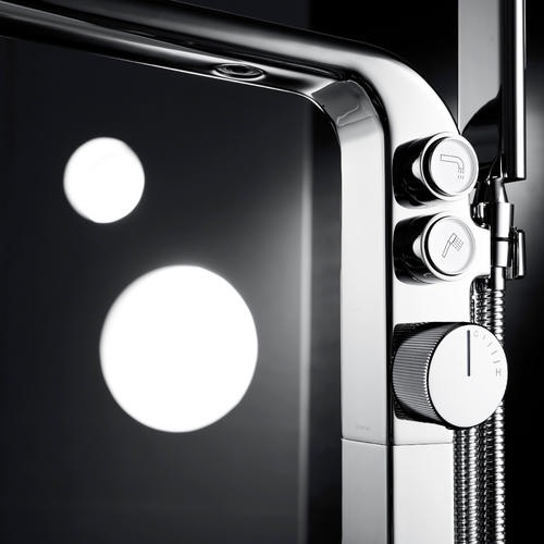 Смеситель напольный Black&White Universell хром 7642U - 2