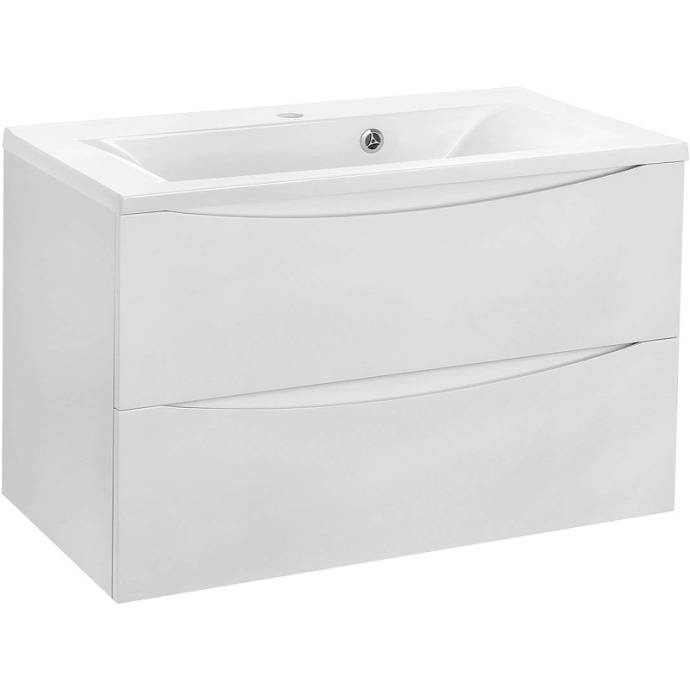 Тумба с раковиной Vincea Mia 80 белая - 0