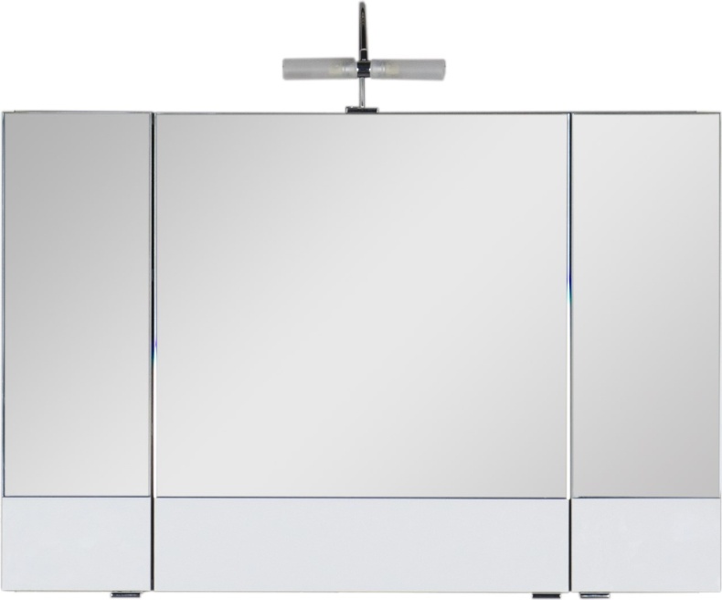 Мебель для ванной Aquanet Верона 100 белая, 1 ящик, 2 двери - 9