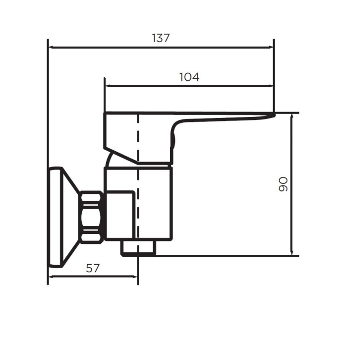D4010200 Prime new cмеситель для душа - 3