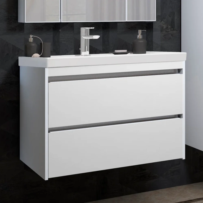 Тумба с раковиной Opadiris Фреш 80 белый - 0