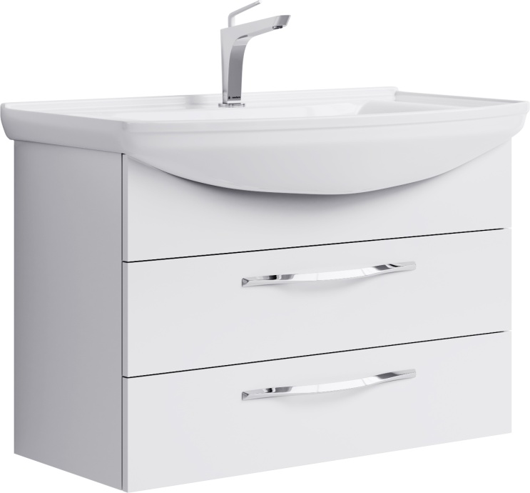 Тумба для комплекта Aqwella Allegro 85 с 2 ящиками Agr.01.08/2 - 0