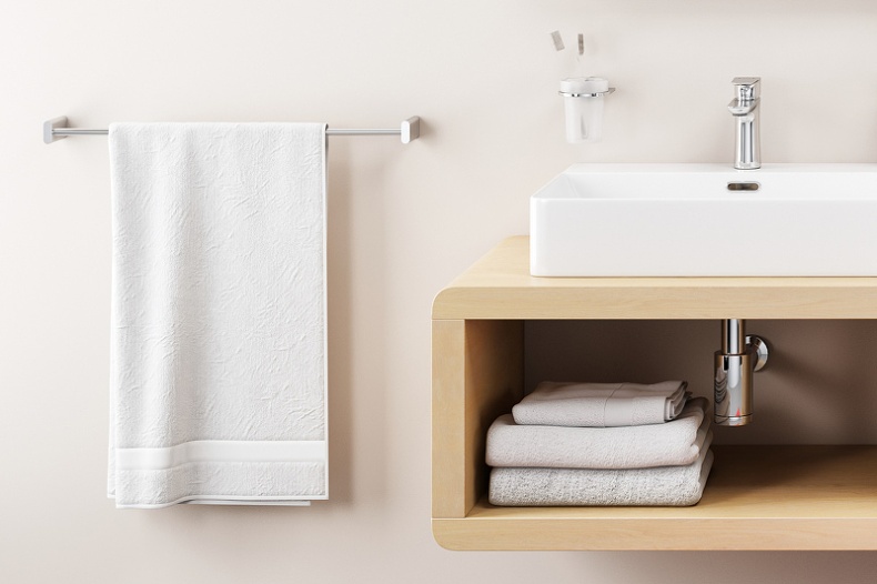 Полотенцедержатель одинарный EXCELLENT Kobo 60 хром DOEX.1711CR - 1