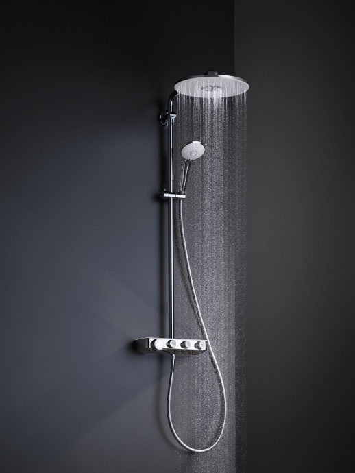 Душевая стойка Grohe Euphoria SmartControl 310 Duo 26507LS0 белая луна, с термостатом - 2