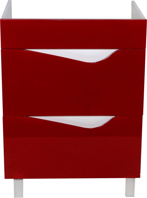 Тумба для комплекта Bellezza Эйфория 60 красная для раковины Квадро 4639109660035 - 3