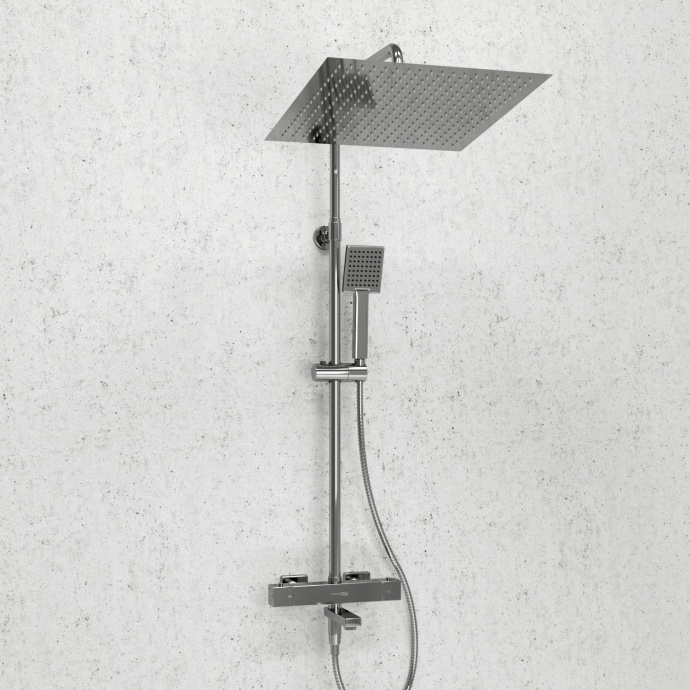 Душевая система WasserKraft 40 с термостатом хром A199.119.141.010.CH Thermo - 1