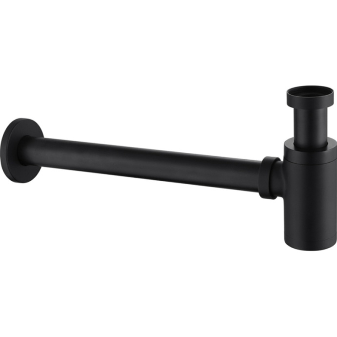 Сифон для раковины Abber черный, матовый  AF0030B - 0