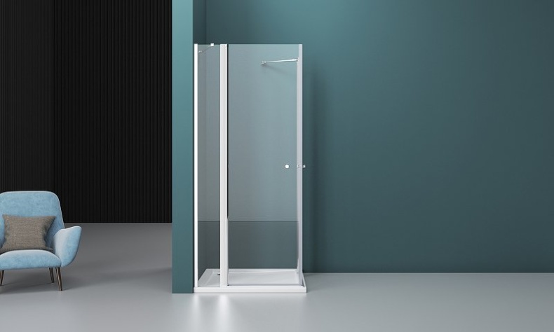 Душевой уголок BelBagno Etna 90х90 профиль хром стекло прозрачное ETNA-A-22-90-C-Cr - 2