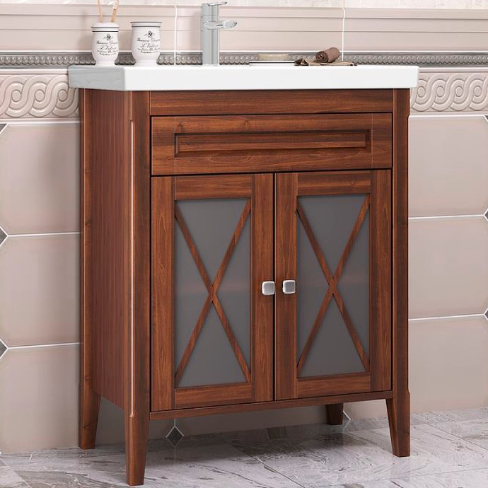 Тумба под раковину Opadiris Палермо 70 светлое дерево 00-00006721 - 0