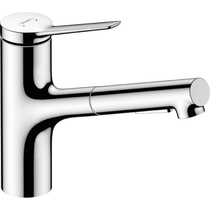 Смеситель для кухни Hansgrohe Zesis M33 с выдвижным изливом хром 74800000 - 0