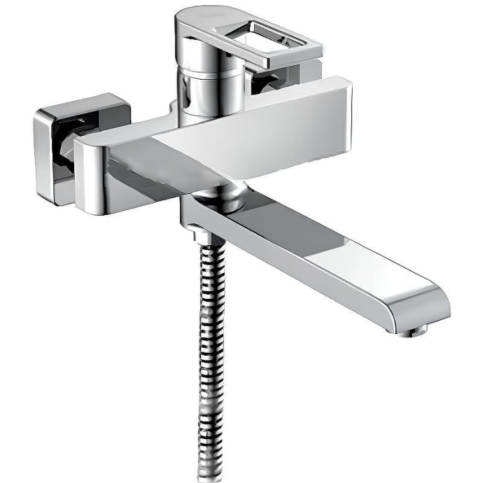 Смеситель для ванны Frap H72 F3272 универсальный Хром - 0
