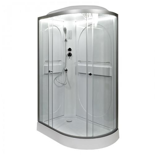 Душевая кабина Deto L 120х80 с подсветкой, хром  L602LLED - 0