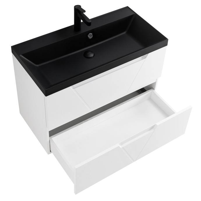 Тумба под раковину BelBagno Vittoria 100 белый матовый VITTORIA-1000-2C-SO-BO-P - 8