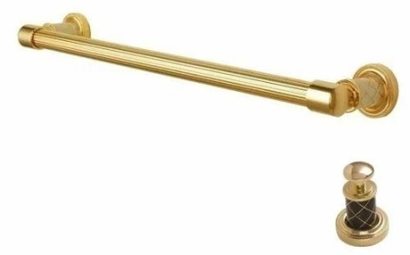 Полотенцедержатель Boheme Murano золото с коричневым 10902-CH-G - 0