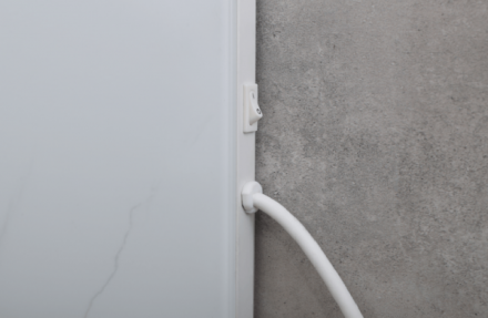 Полотенцесушитель электрический Black&White Moon 90х40 белый матовый 388WM - 4