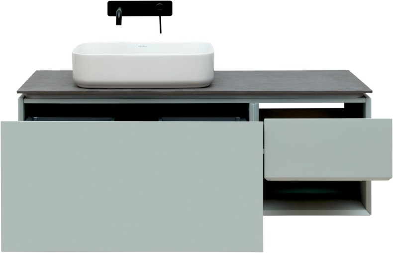 1.21006.PWM INFINITY Тумба 120 L 1+1, рapyrus white matt (274256) - 4