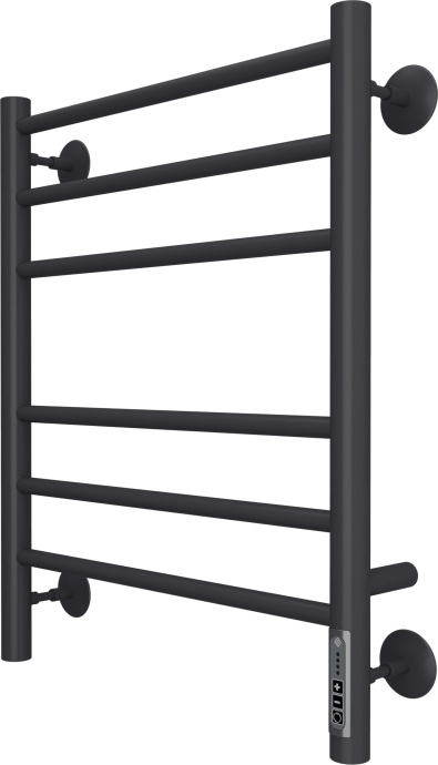 Электрический полотенцесушитель Terminus Аврора П6 450x600 Черный матовый 4670078527479 - 1