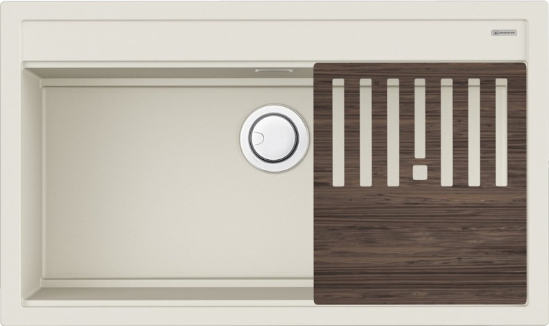 Мойка кухонная Omoikiri Kitagawa 86-LB белая 4993795 - 0