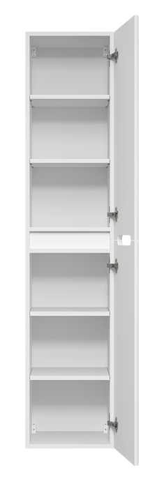 Шкаф - пенал Misty Роял 35 подвесной универсальный (белый) П-Роя-01035-011П - 3