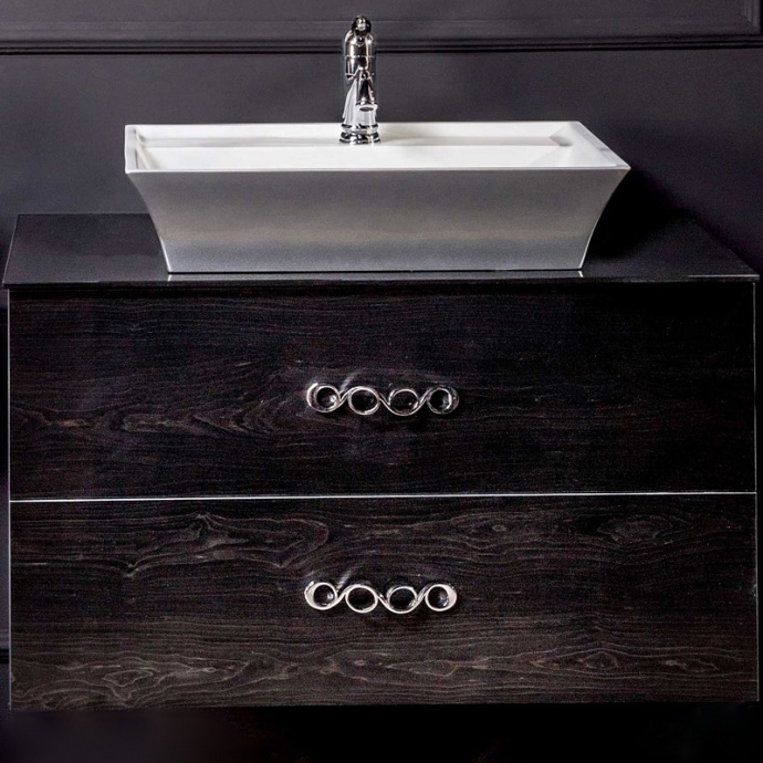 Тумба под раковину Armadi Art NeoArt 100 темное дерево 831-100-BW - 0