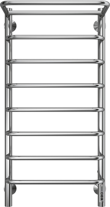 Электрический полотенцесушитель Terminus Полка П8 400х850 с полкой Хром 4670078531445 - 0