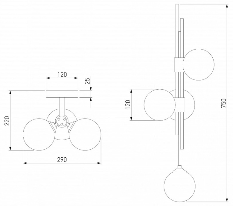 Бра Eurosvet Volver 50383/3 черный - 4